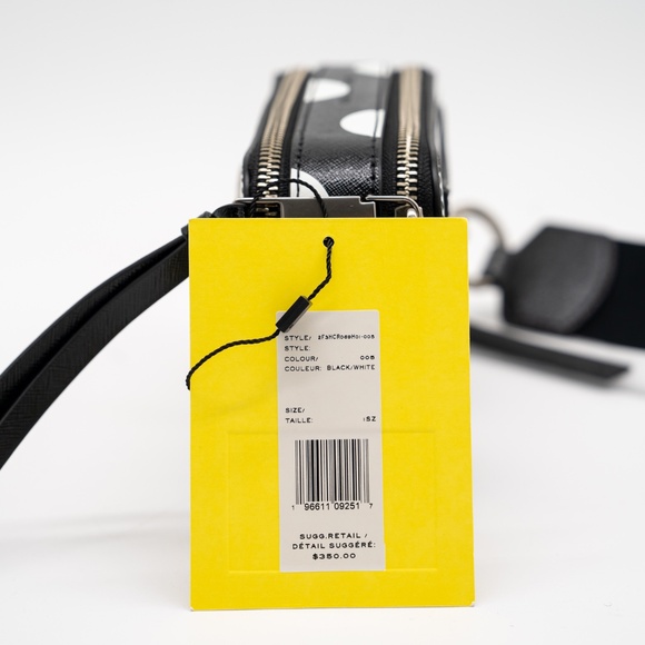 Marc Jacobs Black White Polka Dot Snapshot Camera Bag Shoulder - Picture 6 of 10